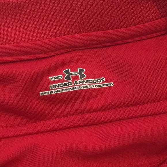 Red Under Amour Short Sleeve Jacket - Picture 2 of 7
